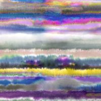 Soft Shell "Rainy" Print - Waves, Cyclam