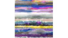 Soft Shell "Rainy" Print - Waves, Cyclam