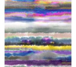 Soft Shell "Rainy" Print - Waves, Cyclam