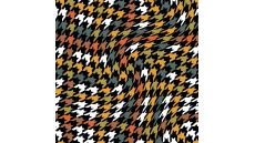 Soft Shell "Rainy" Print - Houndstooth, Green