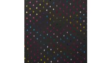 Soft Shell Foil Print - Diamonds, Black Multi Foil