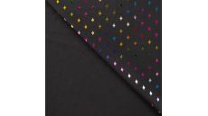Soft Shell Foil Print - Diamonds, Black Multi Foil