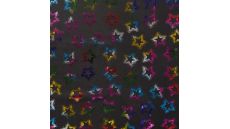 Soft Shell Foil Print - Stars, Black