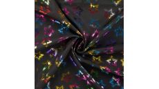 Soft Shell Foil Print - Stars, Black