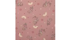 Soft Shell Print - Unicorn, Old Pink