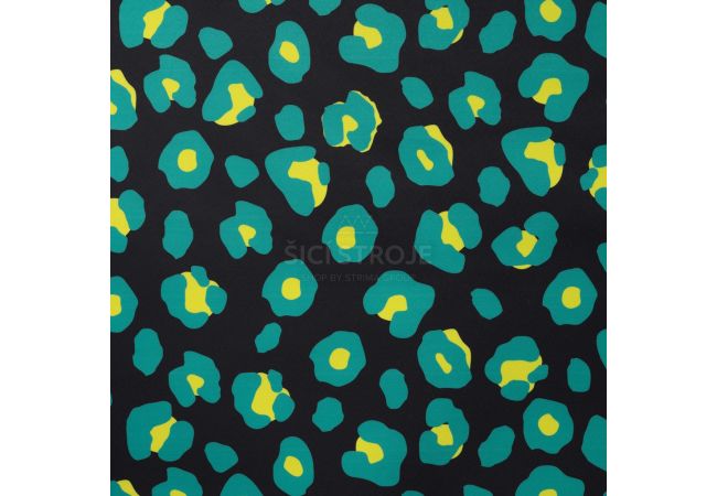 Soft Shell Digital - Coloured Leopards, Lime