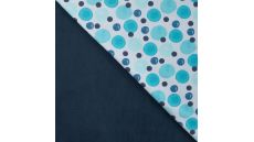 Soft Shell Digital - Painted Dots, Denim