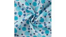 Soft Shell Digital - Painted Dots, Denim