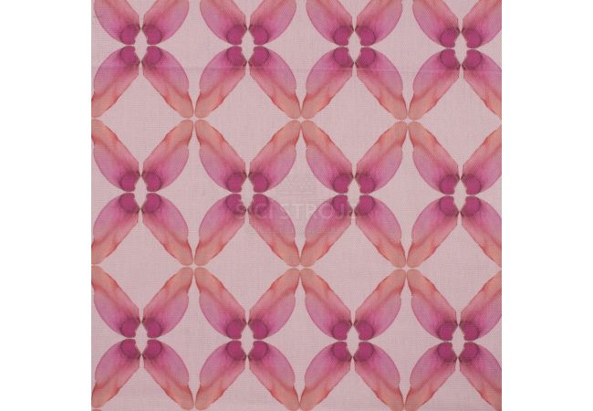 Half Panama Digital - Graphic, Fuchsia