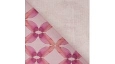 Half Panama Digital - Graphic, Fuchsia