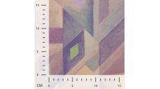 Half Panama Digital - Diagonal Graphic, Lilac