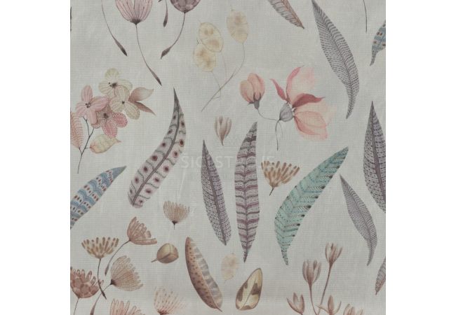 Half Panama Digital - Flowers & Leaves (Intan 1)