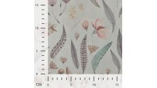 Half Panama Digital - Flowers & Leaves (Intan 1)