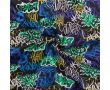 French Terry Foil - Grafitti, Black/Multicolor