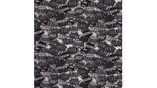 Melange Fleeceprint - Boom Oops, Off White Grey