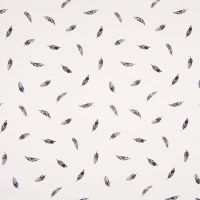 Cotton Poplin Print - Feathers
