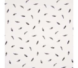 Cotton Poplin Print - Feathers
