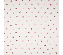 Cotton Poplin Print - Mini Cherries
