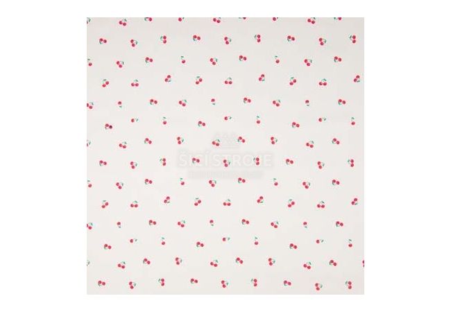 Cotton Poplin Print - Mini Cherries