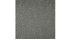 Cotton Poplin Print - Dots, Grey