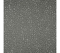 Cotton Poplin Print - Dots, Grey
