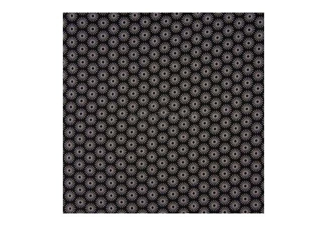 Cotton Poplin Print - Umbrella, Black/White