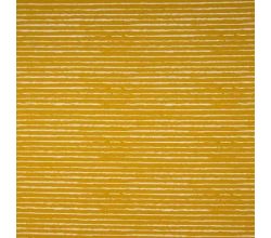 Cotton Poplin Print - Stripe, Ochre
