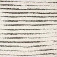 Cotton Poplin Print - Stripe, Ecru Black