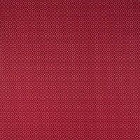 Cotton Poplin Print - Circles, Dark Red