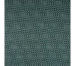Cotton Poplin Print - Circles, Dark Green