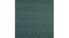 Cotton Poplin Print - Triangles, Dark Green