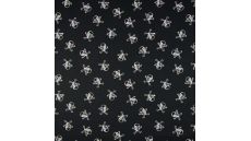 Cotton Poplin Print - Skulls & Bones Large