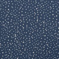 Cotton/EA Jersey - Dots, Dusty Blue