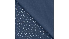 Cotton/EA Jersey - Dots, Dusty Blue