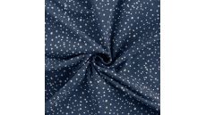 Cotton/EA Jersey - Dots, Dusty Blue