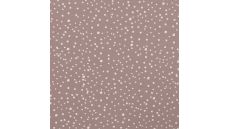 Cotton/EA Jersey - Dots, Dusty Rose