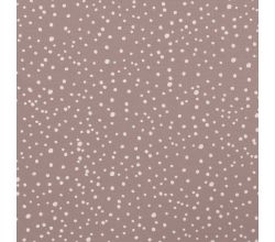 Cotton/EA Jersey - Dots, Dusty Rose
