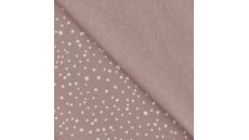 Cotton/EA Jersey - Dots, Dusty Rose