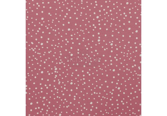 Cotton/EA Jersey - Dots, Old Rose
