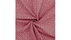 Cotton/EA Jersey - Dots, Old Rose