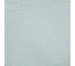 Cotton/EA Jersey - Dots, Dark Dusty Mint