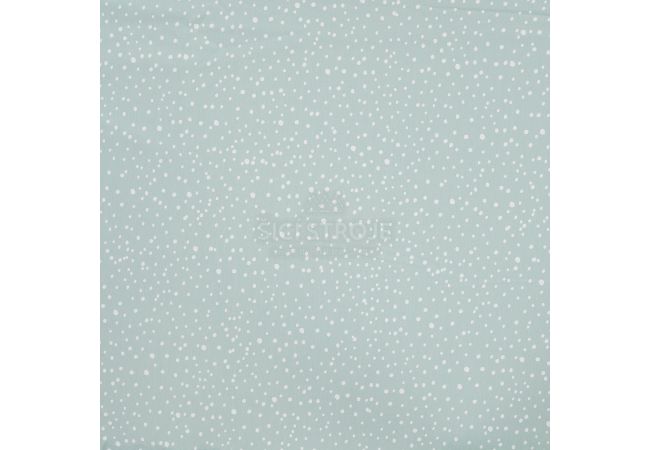 Cotton/EA Jersey - Dots, Dark Dusty Mint