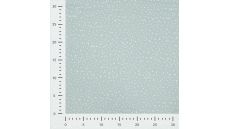 Cotton/EA Jersey - Dots, Dark Dusty Mint