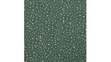 Cotton/EA Jersey - Dots, Dusty Green