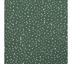 Cotton/EA Jersey - Dots, Dusty Green