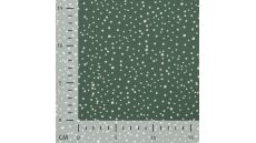 Cotton/EA Jersey - Dots, Dusty Green