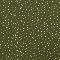 Cotton/EA Jersey - Dots, Army