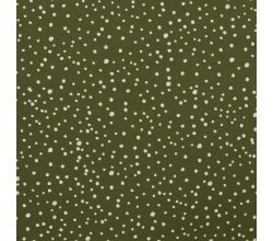 Cotton/EA Jersey - Dots, Army