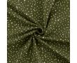 Cotton/EA Jersey - Dots, Army