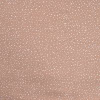 Cotton/EA Jersey - Dots, Dusty Salmon